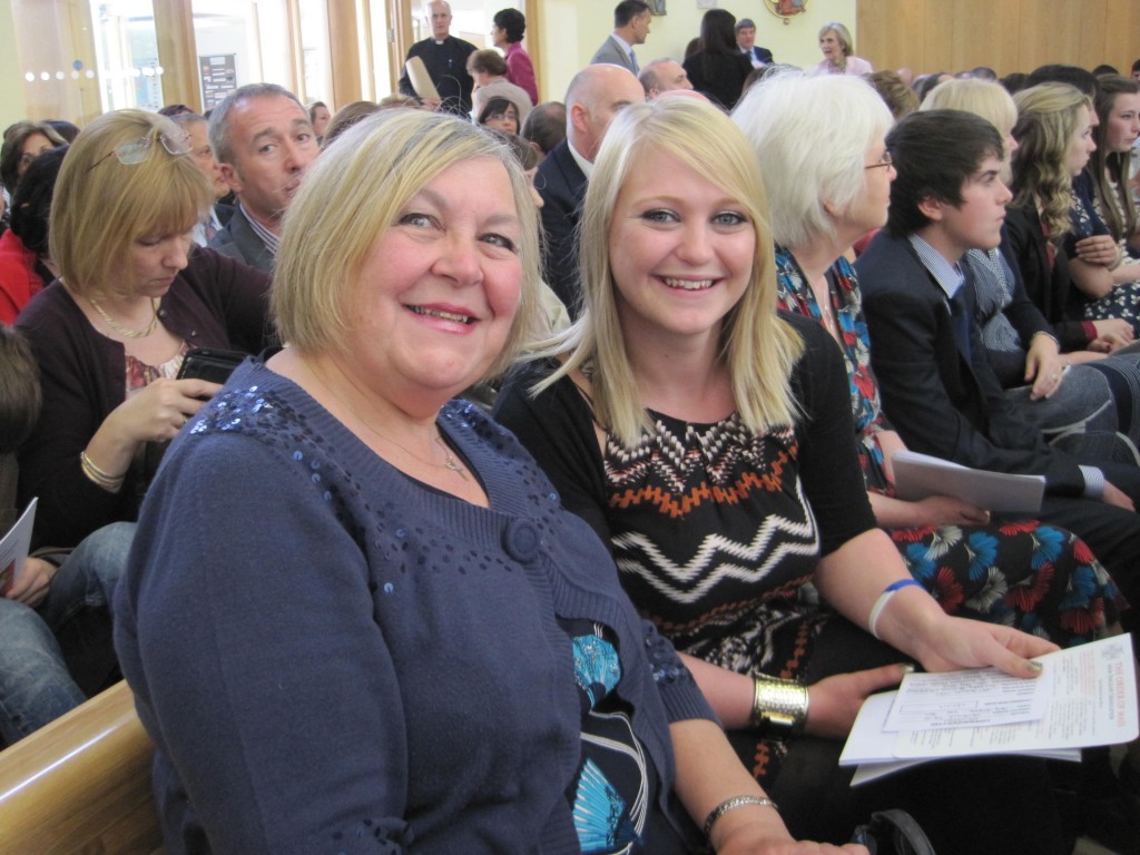 Tricia with her Sponsor, Julienne Teeder from Holy Angels